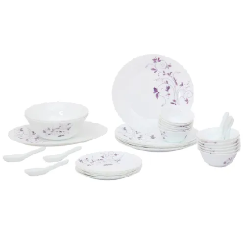 La Opala Diva Dazzle Purple 33 pcs Dinner Set
