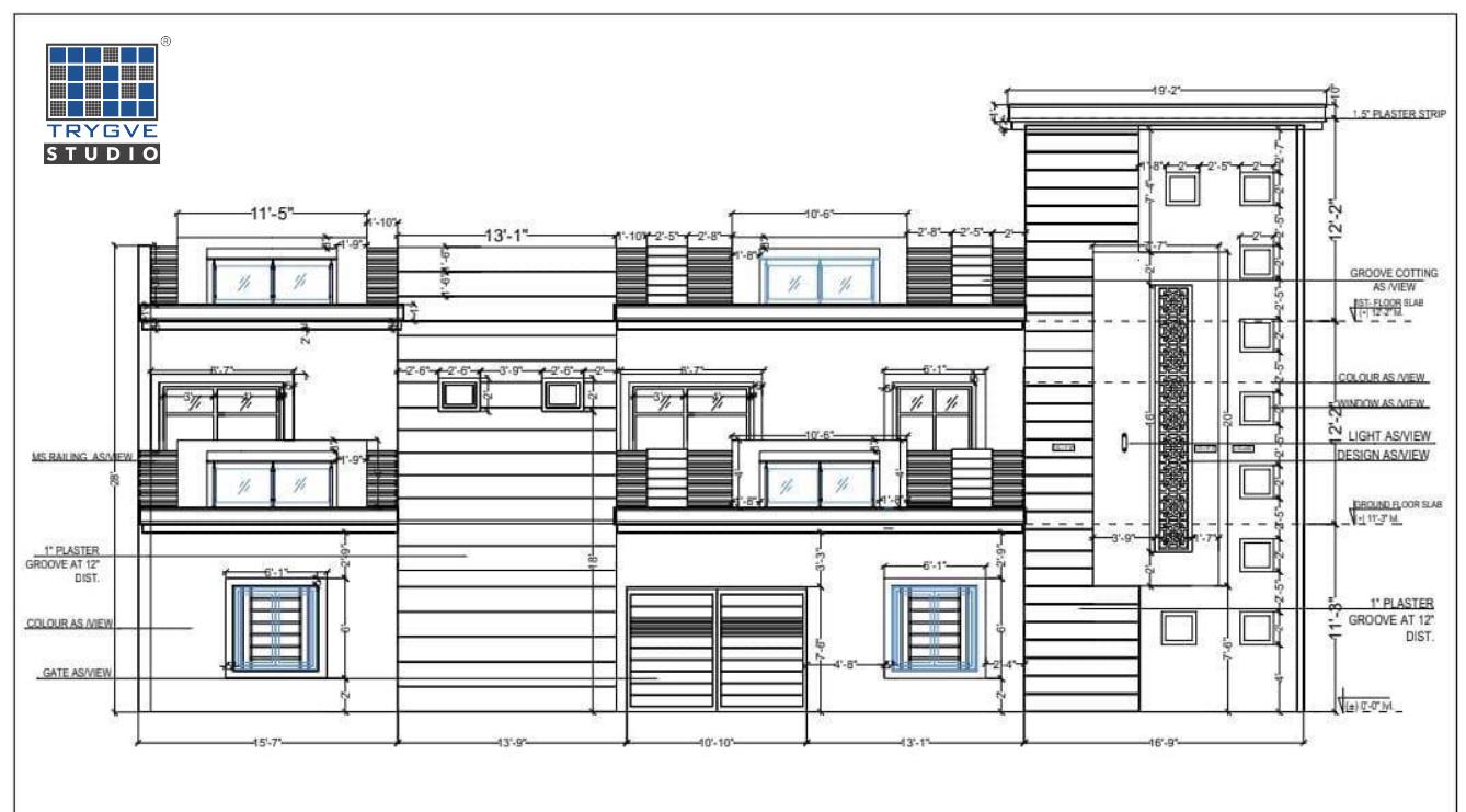 Mr. Abu Bakr Residence – Suratganj, Barabanki Interior/Exterior Design - Photograph 2 | Trygve Studio Luckow