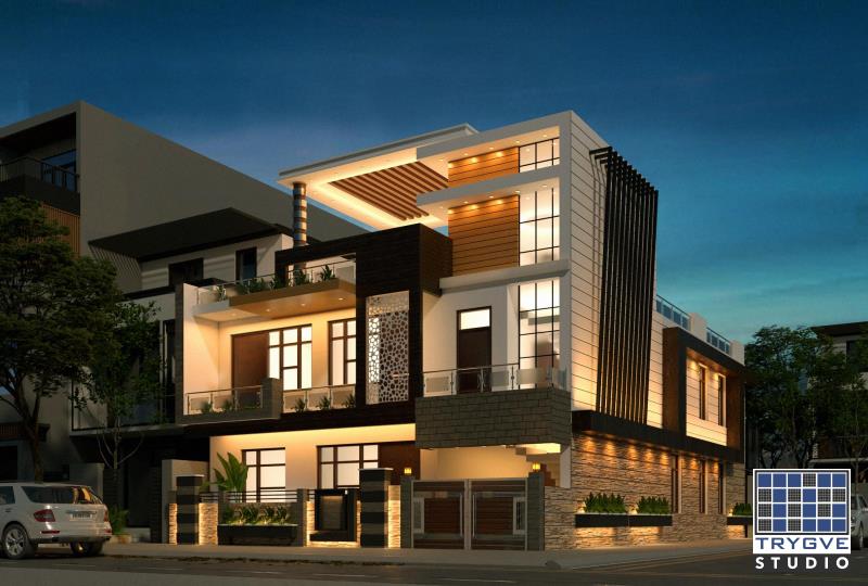 Mr. Avinash Bajpai Residence – Jankipuram - Luxury Architecture Project by Trygve Studio