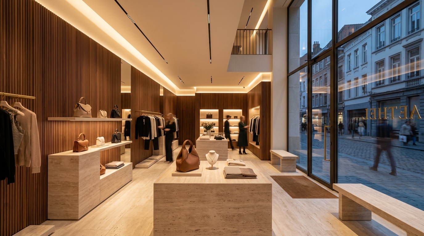 Contemporary commercial reception and luxury executive lounge interior design in Lucknow