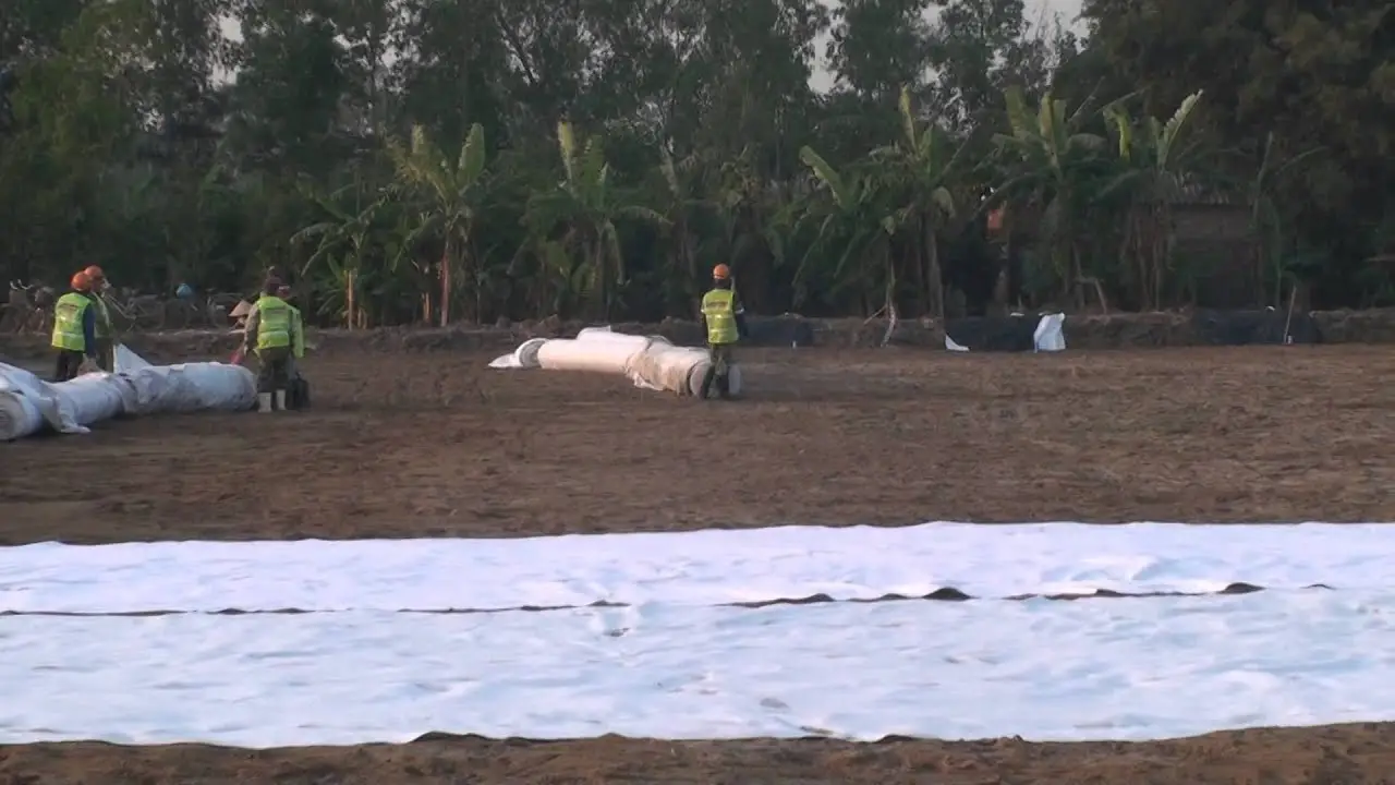 Tìm hiểu thi công vải địa kỹ thuật và dùng chỉ may vải địa kỹ thuật đúng chuẩn