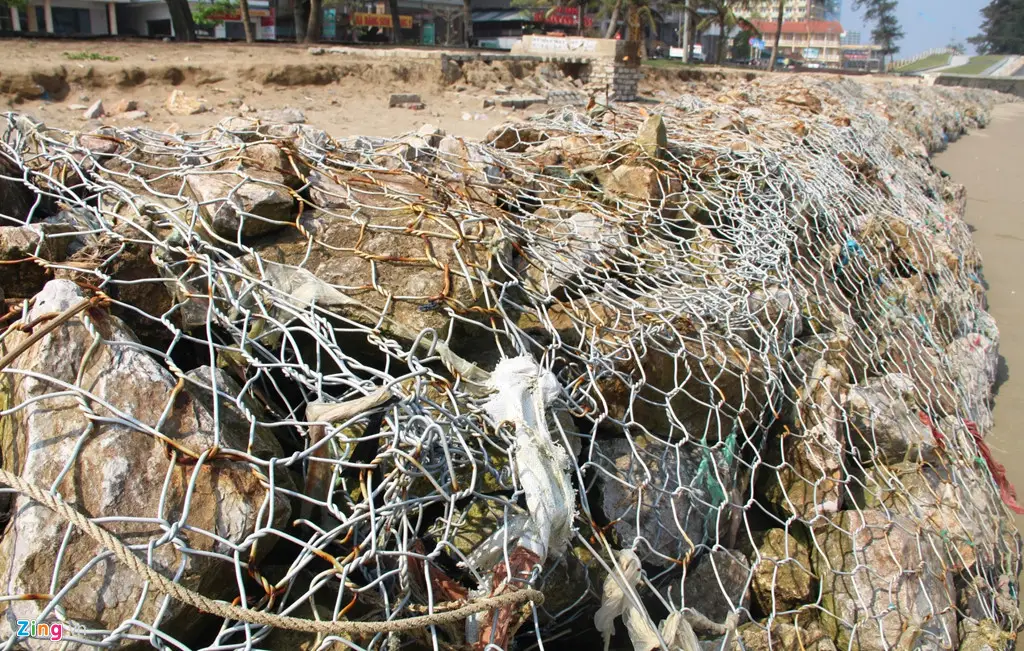 Lưới rọ đá trong công tác chỉnh trị sông chống xói mòn do lũ