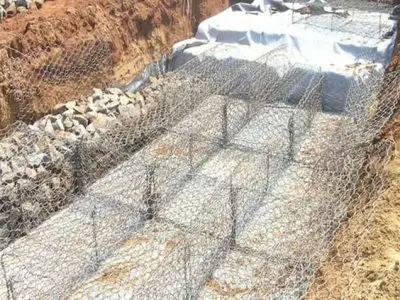 Thảm rọ đá Giải pháp chống xói mòn kênh mương thủy lợi và bảo vệ môi trường