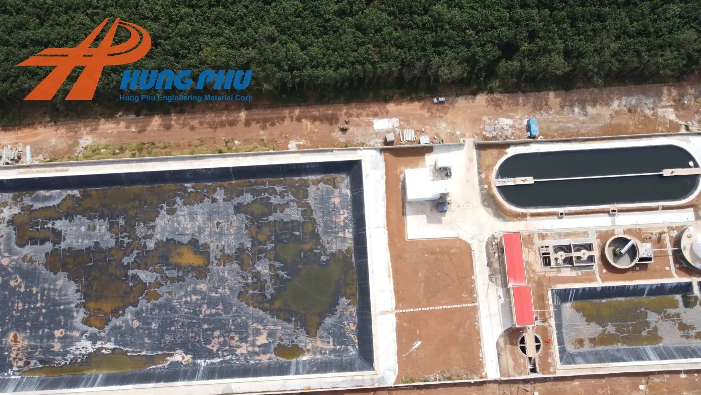 Màng chống thấm HDPE dày 0.75 mm thương hiệu HSE | Giải pháp kéo trải và thi công