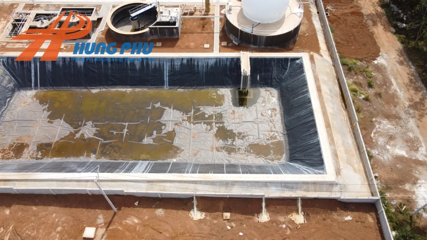 Màng chống thấm HDPE dày 0.75 mm thương hiệu HSE | Giải pháp kéo trải và thi công