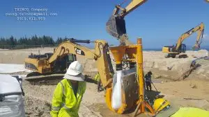 Túi địa kỹ thuật HPtex Geobag Hưng Phú trong giải pháp chống xói mòn và sạt lở đất. Túi địa kỹ thuật HPtex Geobag Hưng Phú trong giải pháp chống xói mòn và sạt lở đất.