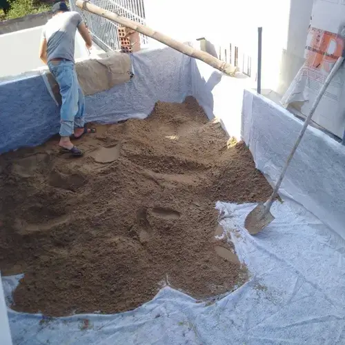 Vải địa kỹ thuật trồng cây, rọ đá và màng chống thấm HDPE trang trí cảnh quan