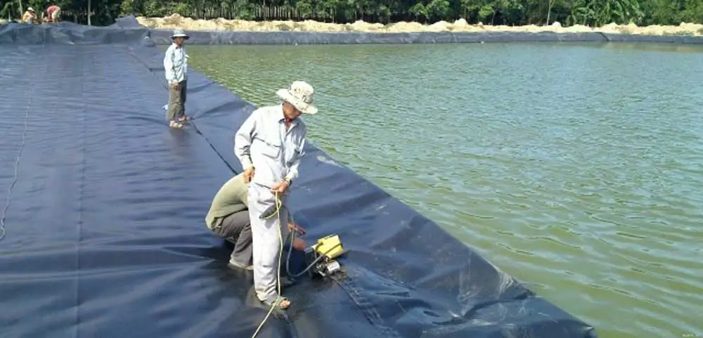 Cách hàn bạt HDPE