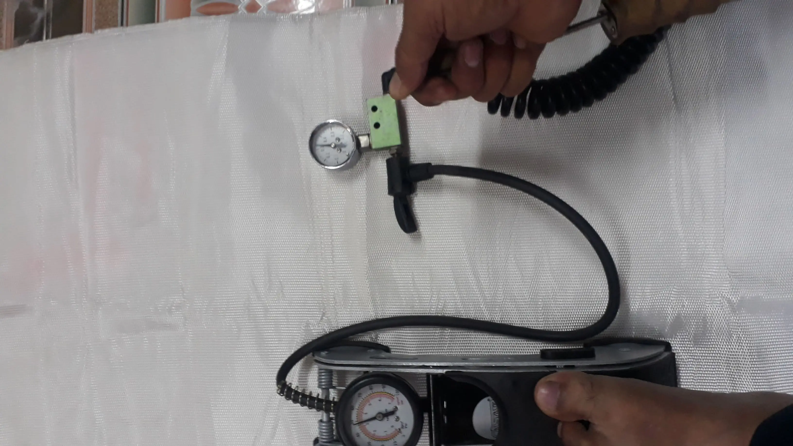 Thiết bị đo áp lực mối hàn kép HDPE