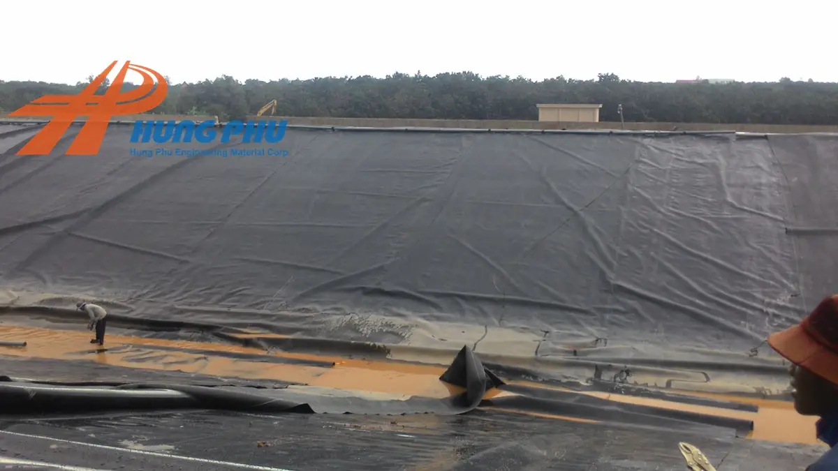 Bạt nhựa HDPE lót hầm biogas Giải pháp tối ưu cho xử lý chất thải và năng lượng sạch