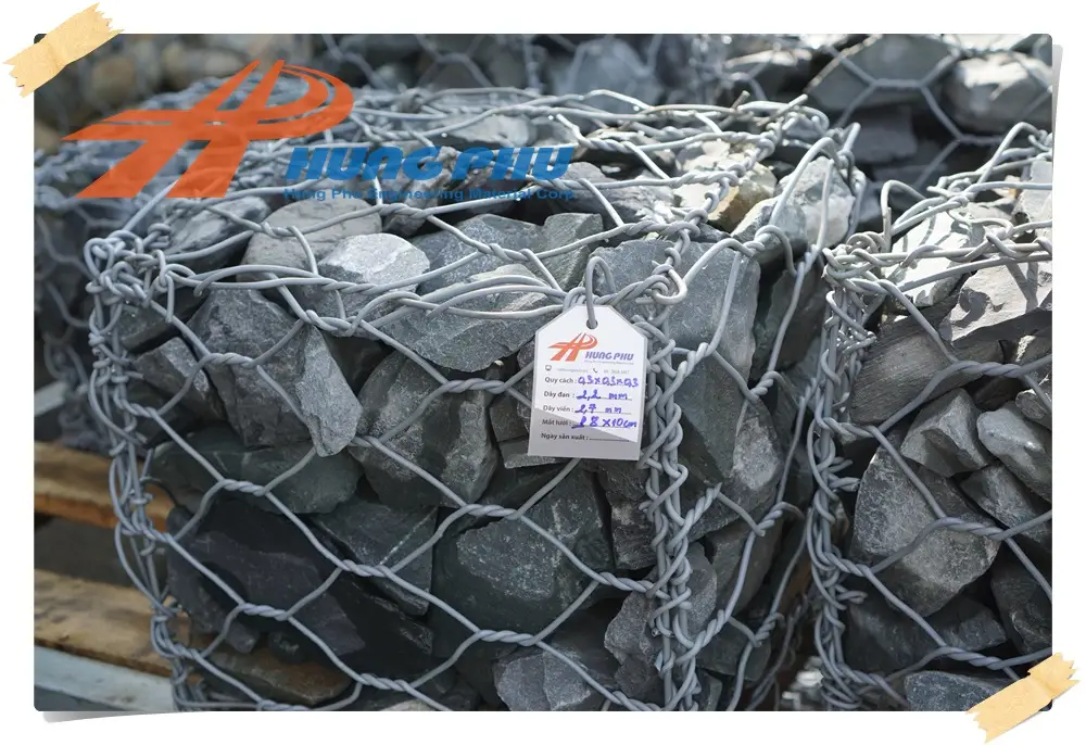 Báo giá rọ đá hộc và giải pháp tường chắn trọng lực chống sạt lở đất ở Việt Nam