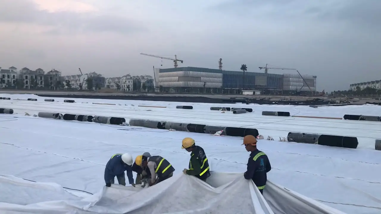 Vải Địa Kỹ Thuật TS60 Giải Pháp Bền Vững Cho Xây Dựng Và Cơ Sở Hạ Tầng