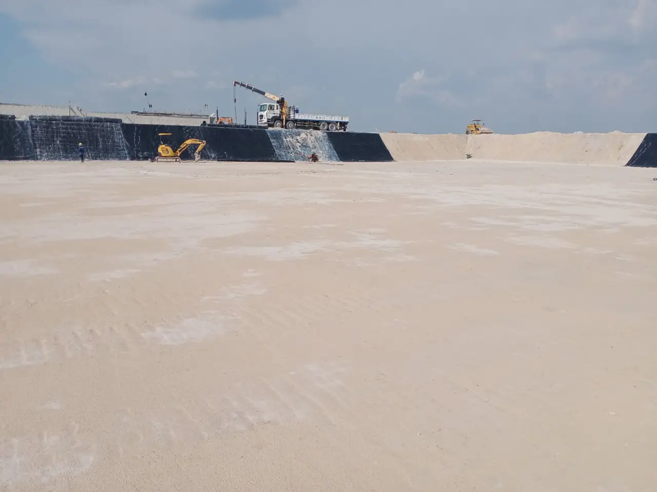 Thi công hàn màng HDPE