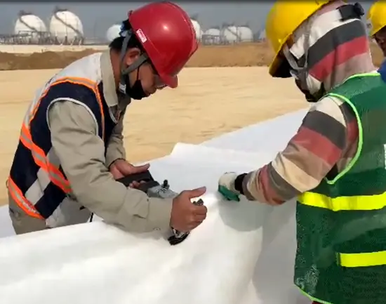 Cách khâu vải địa kỹ thuật đúng phương pháp và tiêu chuẩn quy định Cách khâu vải địa kỹ thuật đúng phương pháp và tiêu chuẩn quy định