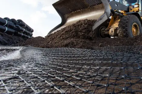 Thi công lưới địa kỹ thuật trong công tác xây dựng công trình cầu đường