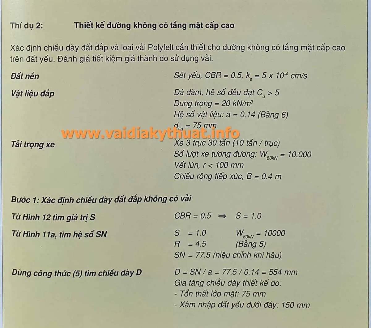 Các Hệ Số Quan Trọng Của Vải Địa Kỹ Thuật