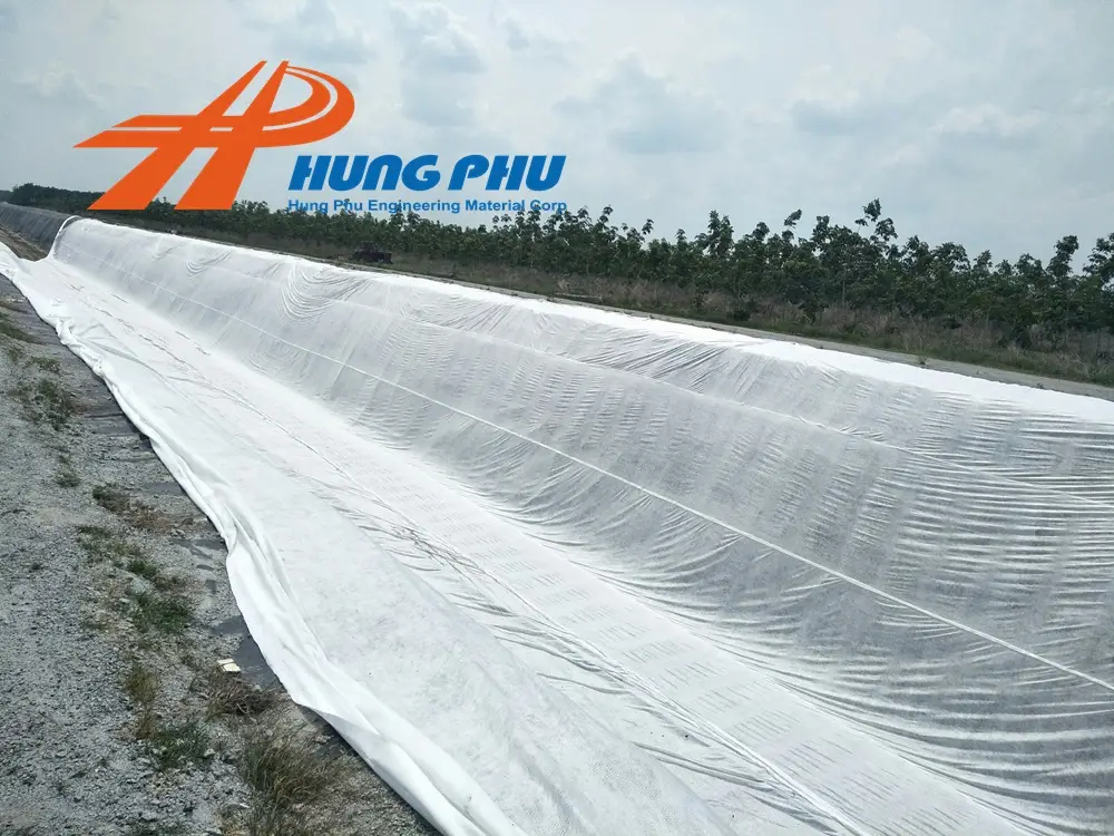 Xử lý nền đất yếu bằng vải địa kỹ thuật
