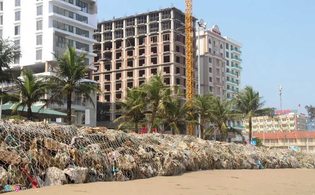 Rọ đá kè biển