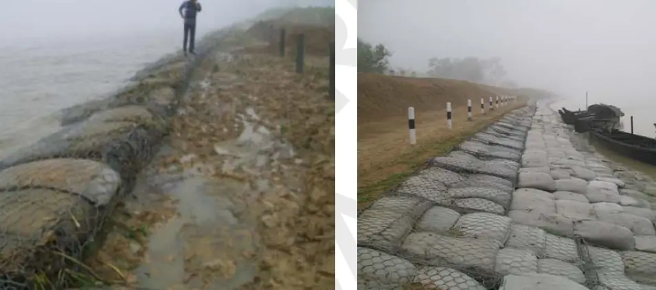 Lưới thép rọ đá và túi địa kỹ thuật