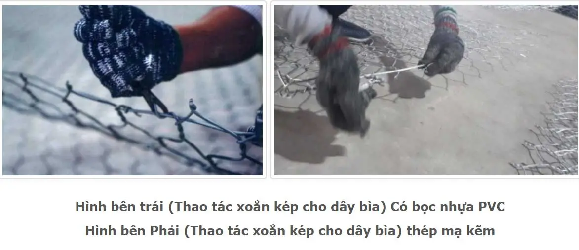 Cấu tạo rọ đá 