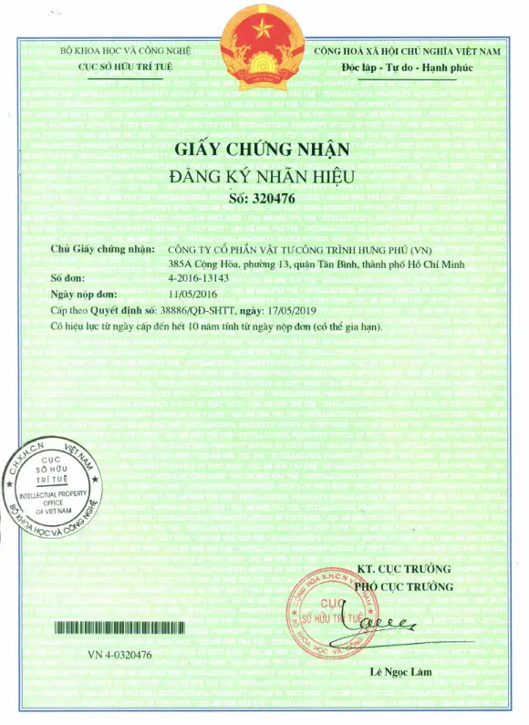 Certifitcate-HungPhungCorp
