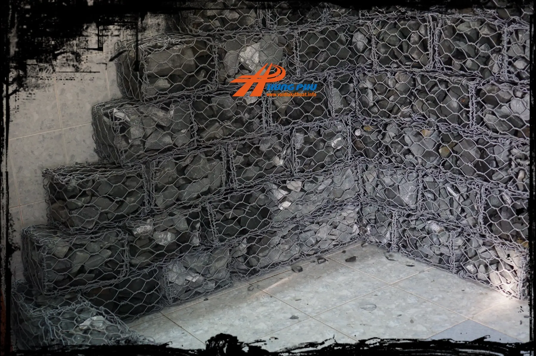 Tường đá trang trí