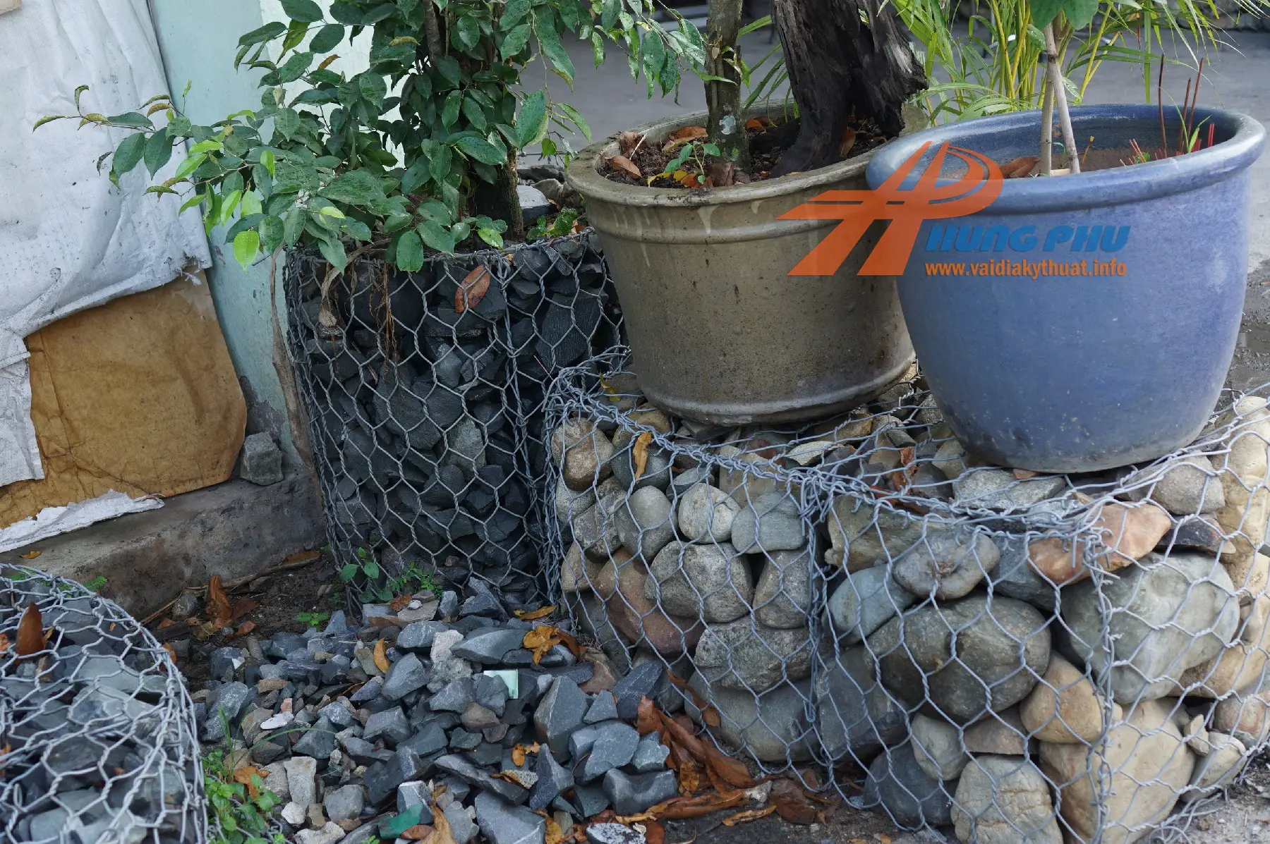 Rọ đá trang trí cảnh quan
