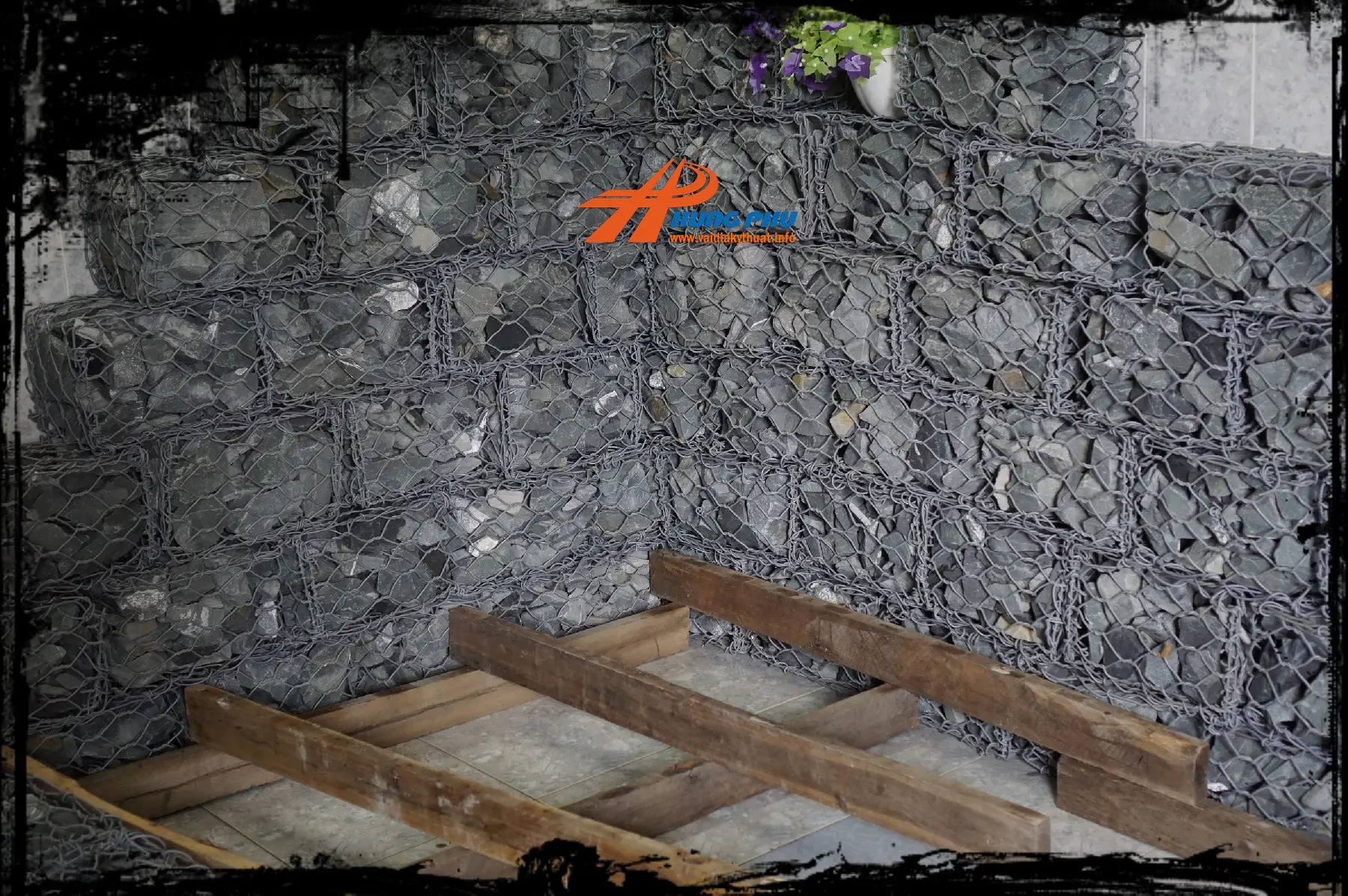 Tường đá trang trí