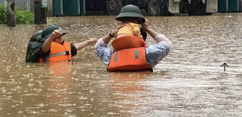 Tình hình lũ lụt miền Bắc hôm nay