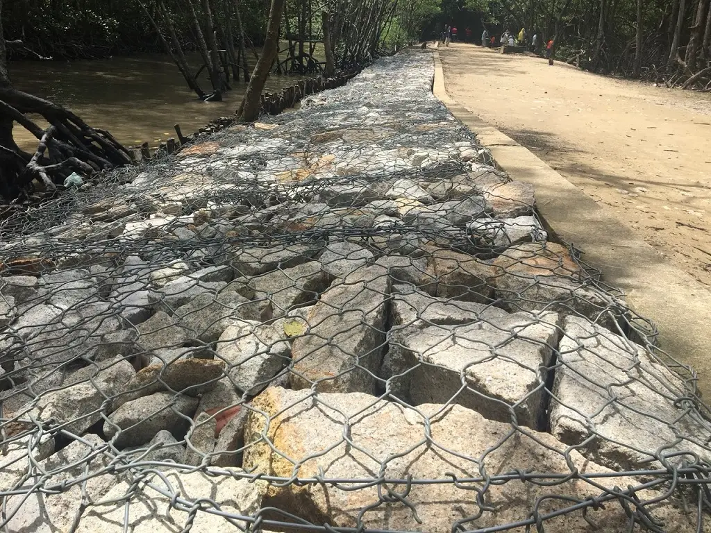 Thảm rọ đá giải pháp lót kênh mương trong công tác chỉnh trị và chống xói mòn đất cho sông ngòi và bờ biển