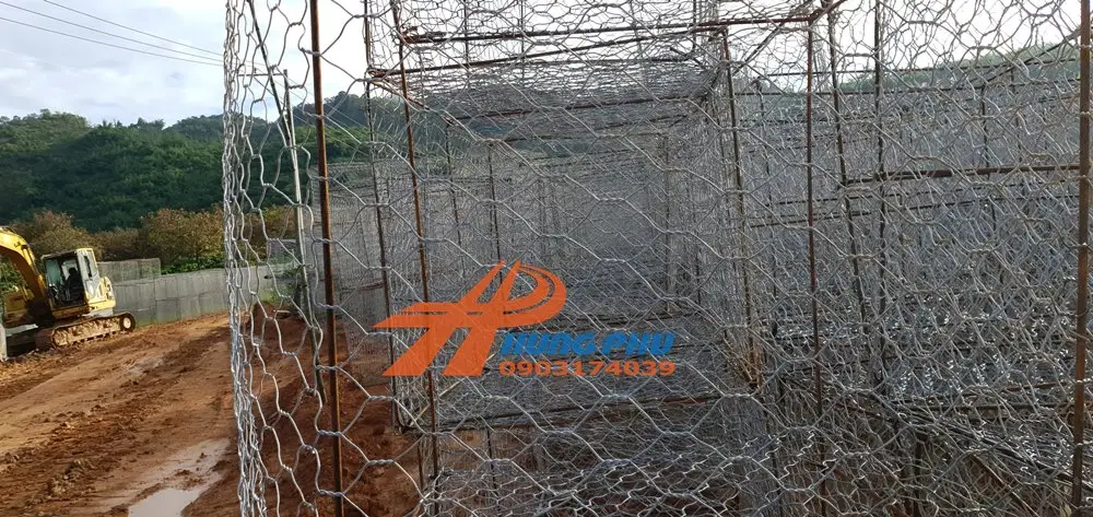 Các loại rọ đá mạ kẽm và tiêu chuẩn sản xuất từ Hưng Phú