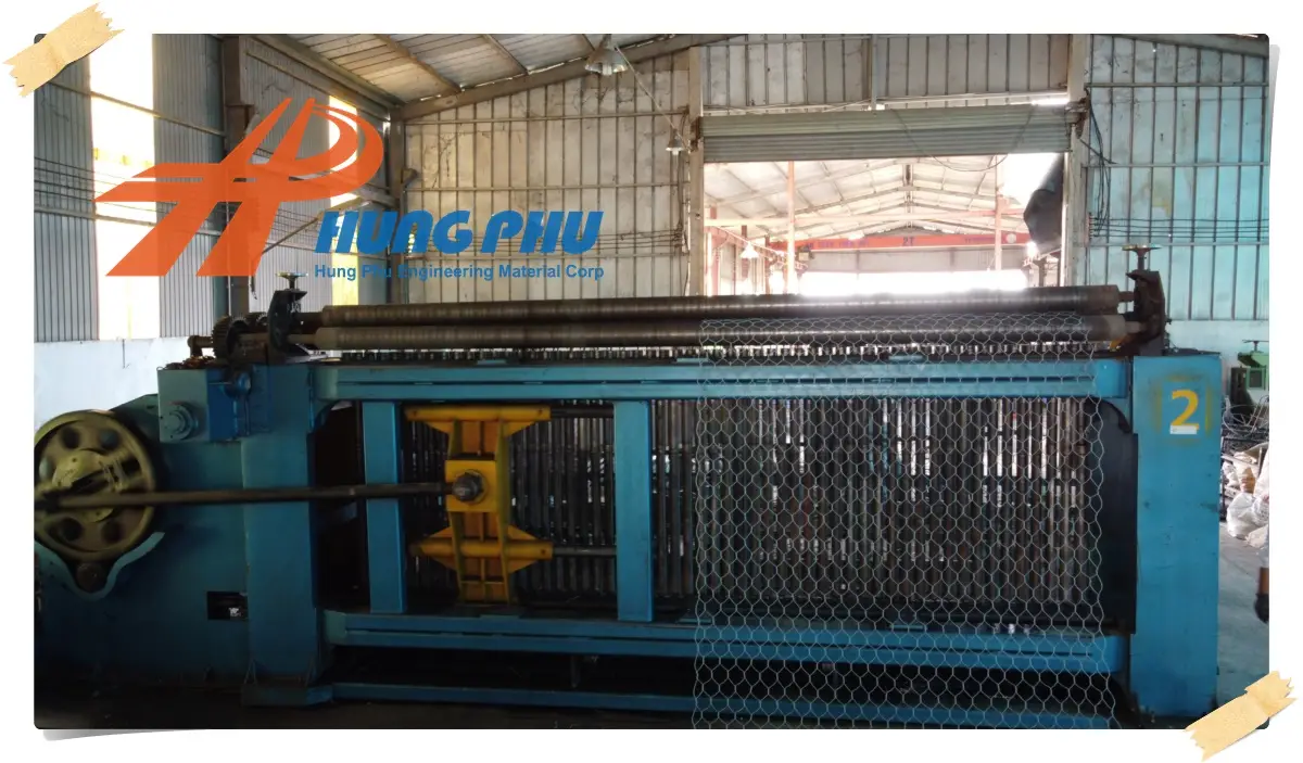 Các loại rọ đá mạ kẽm và tiêu chuẩn sản xuất từ Hưng Phú