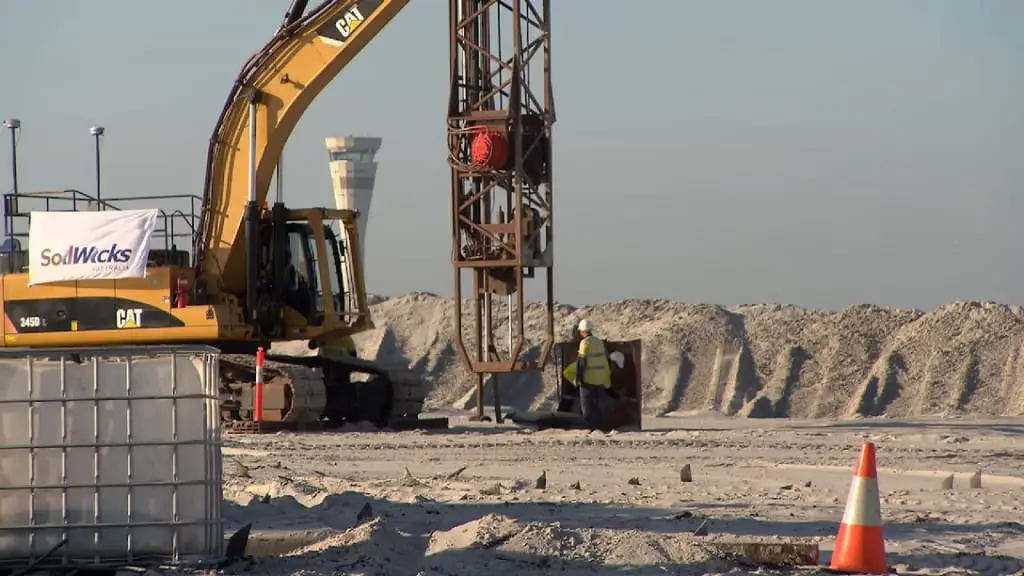 Bấc thấm và cọc cát Giải pháp gia cường nền đất yếu