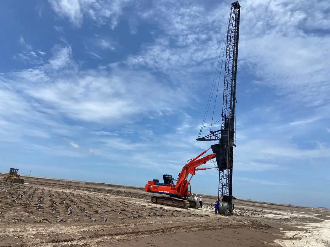 Bấc thấm và cọc cát Giải pháp gia cường nền đất yếu