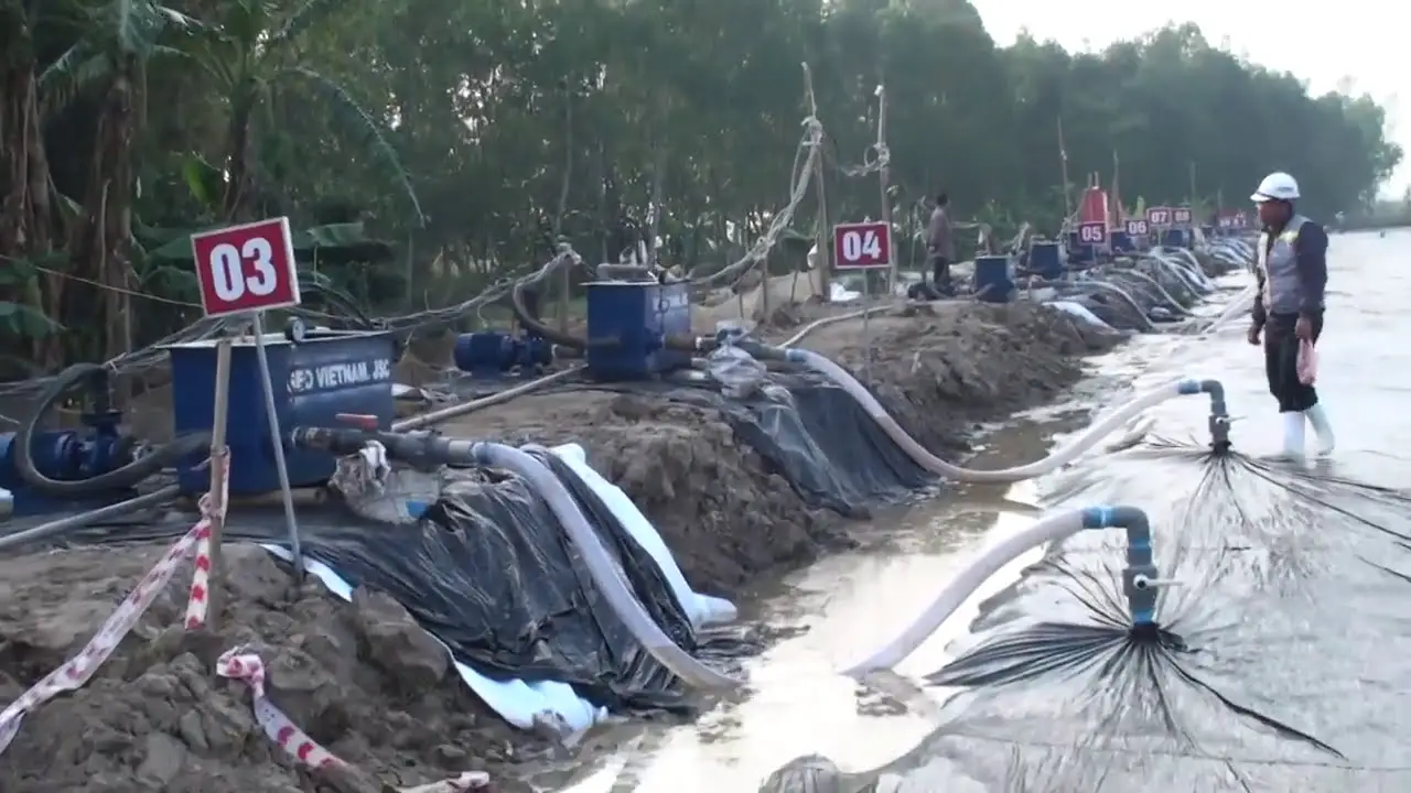 Thi Công Bấc Thấm Hút Chân Không