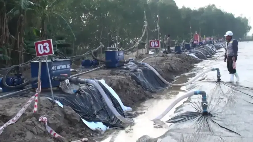 Thi Công Bấc Thấm Hút Chân Không