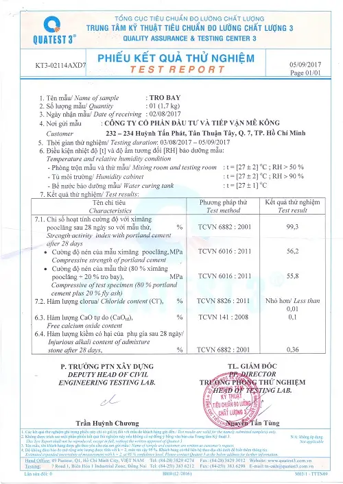 Tiêu chuẩn thí nghiệm rọ đá