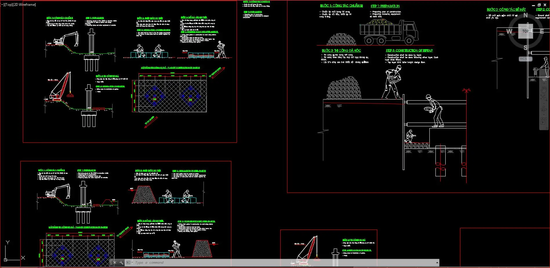 Bản Vẽ Kè Rọ Đá