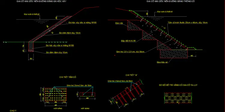 Bản Vẽ Kè Rọ Đá