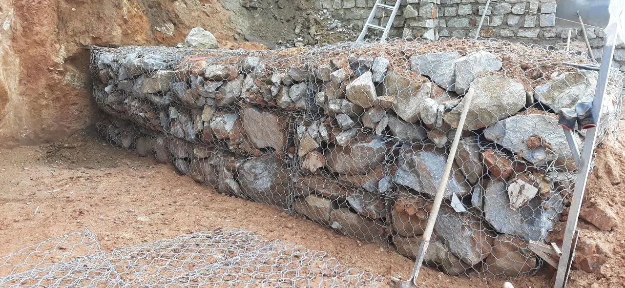 Hình ảnh kè rọ đá