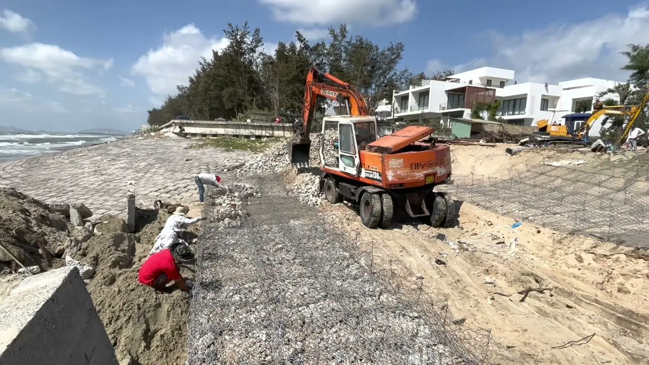 Thi Công Rọ Đá Hộc - Giải pháp tường chắn trọng lực hoàn hảo