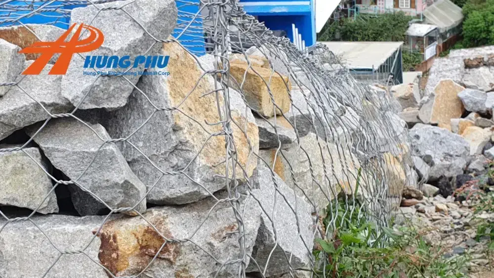 Công Trình Đất Có Cốt Sử Dụng Hệ Thống Rọ Đá