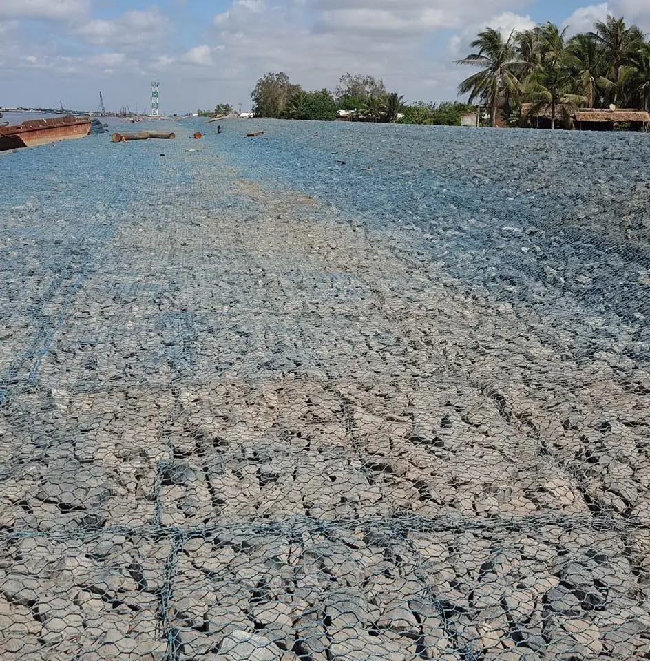 Rọ đá ứng dụng trong kè bờ - Giải pháp Xanh cho Tương lai
