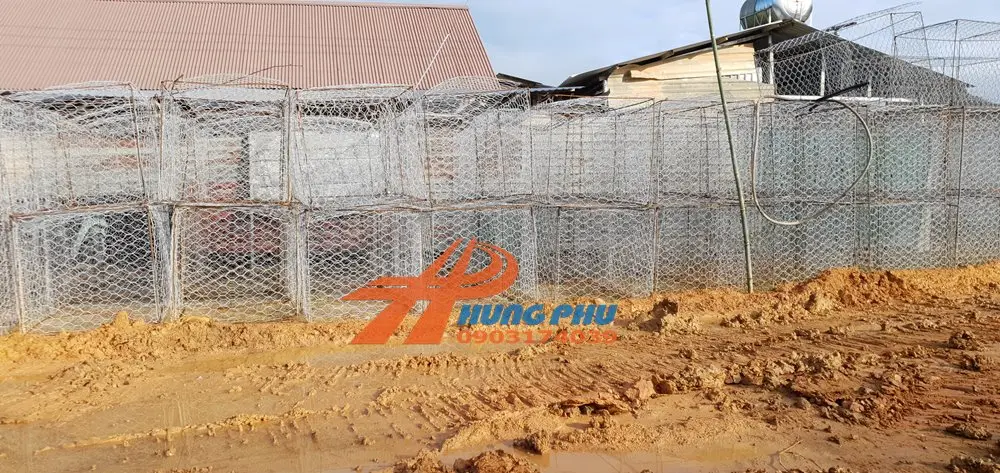 Rọ đá ứng dụng trong kè bờ - Giải pháp Xanh cho Tương lai