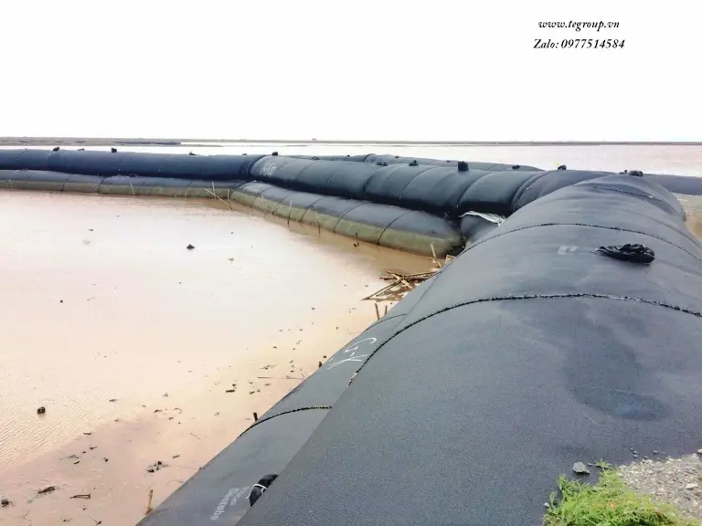 Ứng dụng ống địa kỹ thuật - Giải pháp xanh cho bờ biển