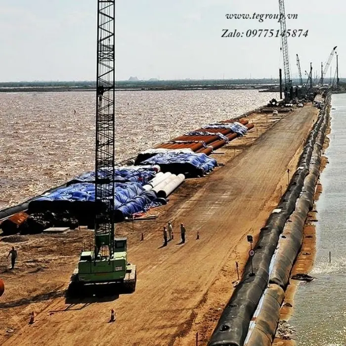 Ứng dụng ống địa kỹ thuật - Giải pháp xanh cho bờ biển