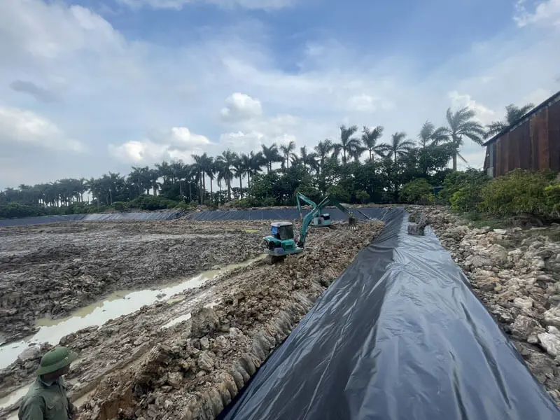 Màng chống thấm HDPE cho Đập Đá Hỗn Hợp - Giải Pháp Vững Bền