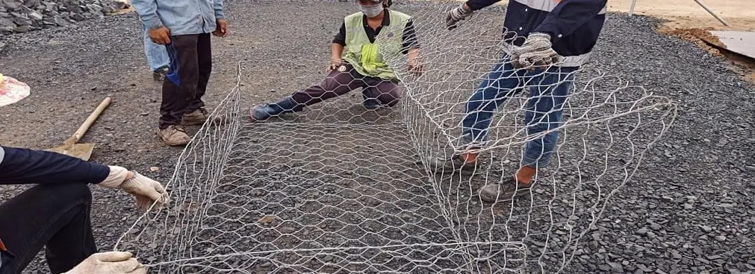 Cố định mép rọ đá - Chìa khóa Vàng cho Công Trình Bền Vững