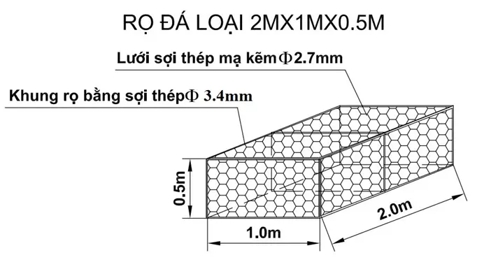 Cố định mép rọ đá - Chìa khóa Vàng cho Công Trình Bền Vững