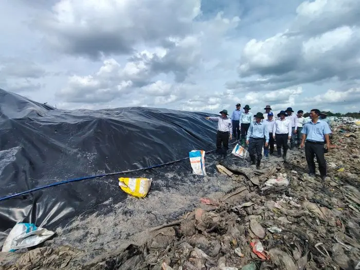 Màng chống thấm HDPE làm bãi rác - Giải pháp bền vững cho quản lý chất thải